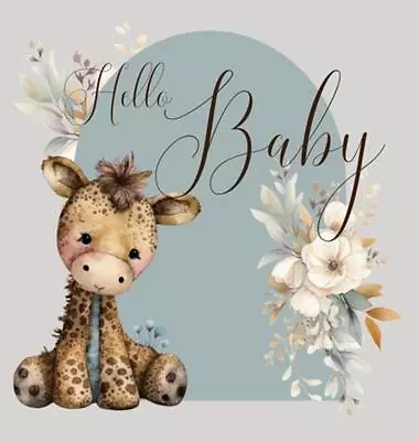 Hello Baby Baby Shower Guest Book (hardback) By Lulu And Bell Hardcover Book • £26.99