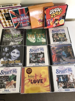 £14.99 • Buy 60s And 70s CD SET #2- 24 Discs Of Original Recordings - Beatles , Time Life Etc