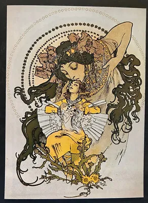 Postcard Artist Signed Alphonse Mucha Ilsee Princesse De Tripoli  Magna • $2.99