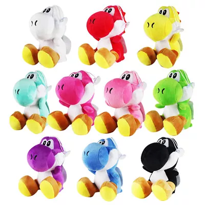 18cm Super Mario Bros Plush Yoshi Joeut Stuffed Animal Doll Soft Pendant Gift • £6.51