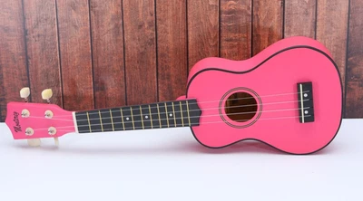 $20 • Buy Monterey MU-175PK Soprano Ukulele Pink Finish Uke Kids Guitar MU175PK MU-175