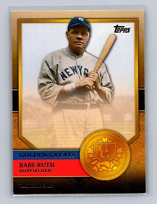 2012 Topps Golden Greats Babe Ruth #GG-74 Yankees  • $2