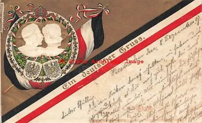 German Royalty Kaiser Wilhelm II & Wife Augusta Victoria Ein Deutscher Gruss • $4.99