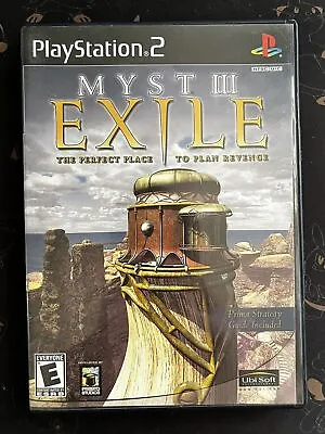 MYST III 3: Exile (Sony PlayStation 2 2002) PS2 COMPLETE IN BOX • $7.99