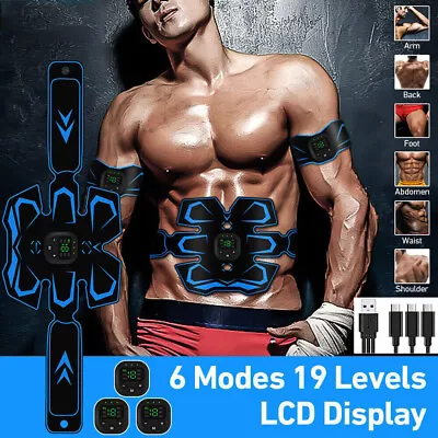 EMS USB Abdominal Muscle Core Toning Trainer Stimulator Flex Toner Tactical Blet • $22.74