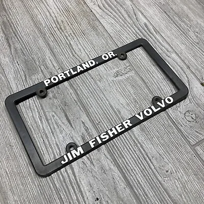 Jim Fisher License Plate HOLDER VOLVO 1800e P1800 240 122 1800s 1800 242 140 • $31.85