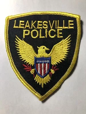 Leakesville Mississippi Police Patch • $7.95