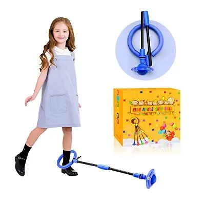 $26.56 • Buy Skip Ball For Kids, Foldable Colorful Flashing Wheel Ankle Skip It Swing Ball, 