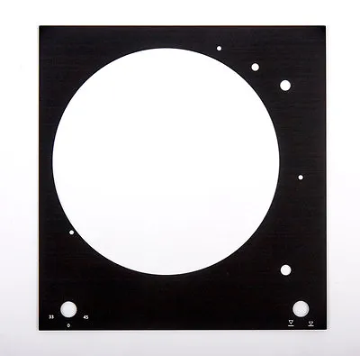 Cover Plate Face Plate For Thorens Td 150 Mk II Black Shiny Anodized • $238.33