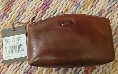 £99.99 • Buy The Bridge Small Brown Leather Purse/Cosmetic Bag