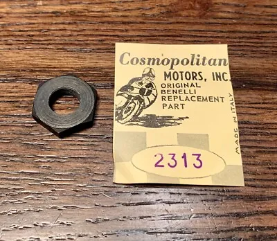 BENELLI MOTOBI 125cc 200cc 250cc *ALL EGG MOTOR* RH CRANKSHAFT PINION NUT *NOS* • $4.99