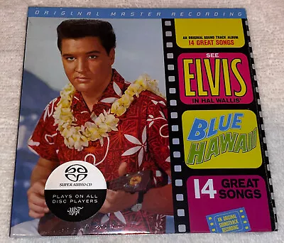 Elvis Presley In Blue Hawaii  Hybrid SACD Mobile Fidelity MOFI Sealed #302 • $37.75