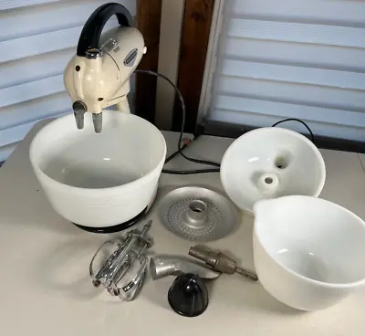 Vintage Hamilton Beach Model G Stand Mixer & Juicer Works Great - New Cord • $100
