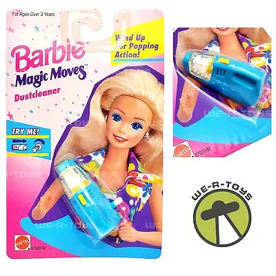 Barbie Magic Moves Dustcleaner Doll Accessory 1994 Mattel #67020 NRFP • $26.95
