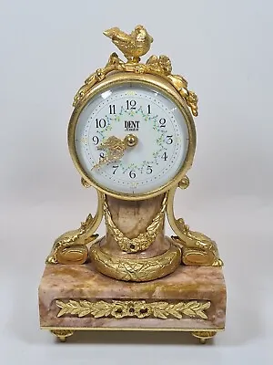 £595 • Buy Stunning Small French Ormolu And Marble Mantle Clock Dent London 