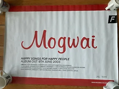 Mogwai Happy Songs For Happy People Original Album Promo Retail Poster Rock Pop • $25.26