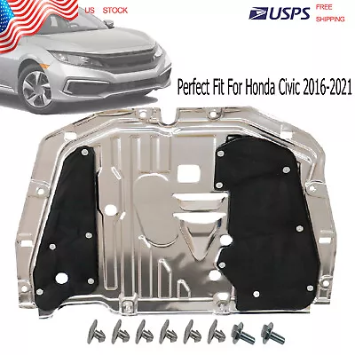 1 PC Fit Honda Civic 2016-2021 Engine Splash Guard Under Car Shield Cover Board • $54.45