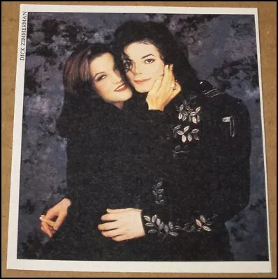 1994 Michael Jackson Lisa Marie Presley RS Magazine Photo Clipping 2.75 X3.25  • $5.99