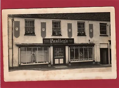 Paulleys General Stores Shop Front Cerne Abbas 1953 Coronation  RP  AL43 • £35