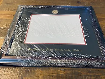 California State University Chico Diploma Frame Lithograph Degree College 17x18 • £125.34