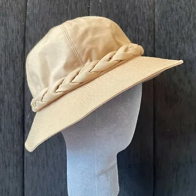 £29.99 • Buy Stunning Vintage Aquascutum Bucket Hat | Beige | Perfect | Small | 70s | Women