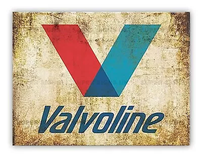 Retro Style Valvoline Metal Garage Sign Man Cave Workshop Shed • £4.99