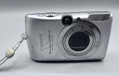 Canon PowerShot Digital ELPH SD890 IS Digital Camera  For Repair Or Parts READ • $10.95