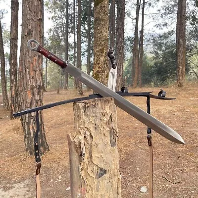 Custom Handmade Carbon Steel Blade Survival Viking Sword | Hunting Sword Camping • $149.99