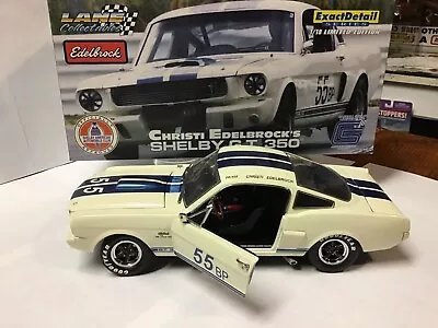 Lane/Exact Detail 1:18 Christi Edelbrock’s Shelby G.T. 350 Mustang • $72