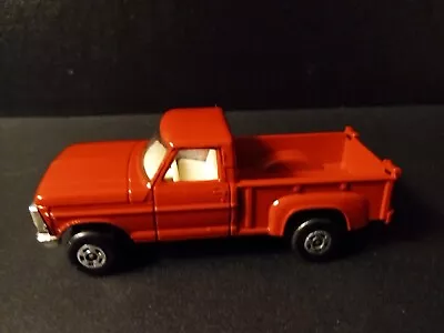 Matchbox Superfast #6 Ford Pickup Red  Rare Wide Wheels  • $45