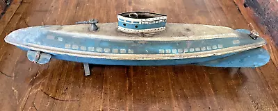 Antique Wolverine Tin Litho Submarine Toy--2001.23 • $59.99