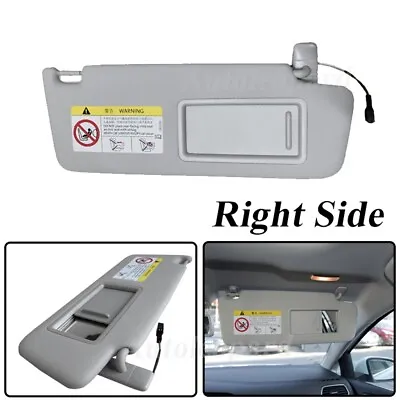 RH Front Sun Visor Panel W Makeup Mirror For Golf 7 Jetta MK7 T-Cross Passat B8 • $32.99