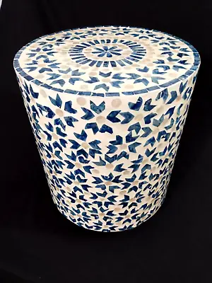 Lacquer World Co Ltd Beautiful Mosaic Round Art Deco Side Table - End Table • $155