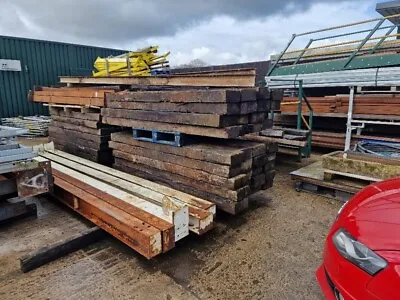 Grade A Hardwood Railway Sleepers  8ft6  X 10  X 6  / 2.6m Long • £25