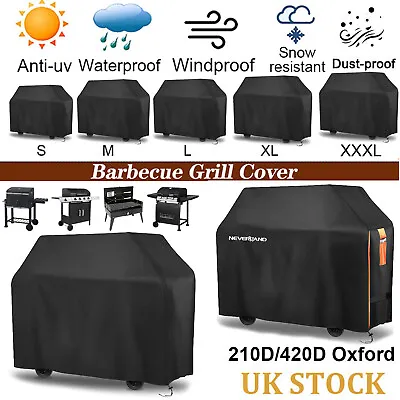 £10.99 • Buy Heavy Duty BBQ Cover Waterproof Barbecue Grill Protector Outdoor Covers XS -XXXL