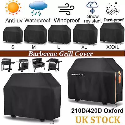 £10.99 • Buy Heavy Duty BBQ Cover Waterproof Barbecue Grill Protector Outdoor Covers XS -XXXL