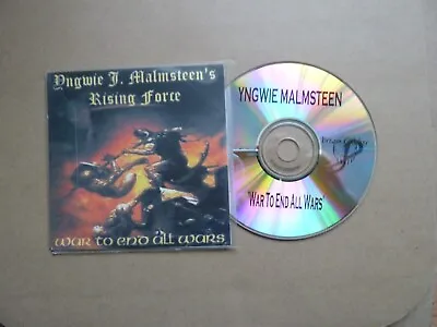 Yngwie J Malmsteen's Rising Force - War To End All Wars - Cd-r Promo Album - B1f • £4.99