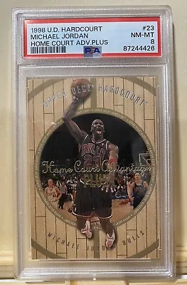 Upper Deck Hardcourt Michael Jordan Home Court Advantage Plus #23- /500 LOW POP! • $3500