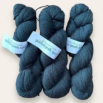 Dream In Color Yarn - 3 Hanks Of  Still Spruce 18  - Merino Wool Blend • $49