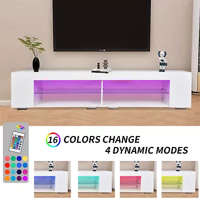 LED TV Stand Cabinet Entertainment Center Media Console For Up To 75inch TV • $224.95