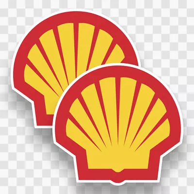 (2) Shell Gas Sticker Decal Vinyl Car Oil Gasoline Window Car Truck Racing Fuel • $6.39