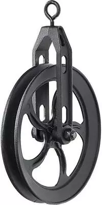 Rustic State Vintage Industrial Look Medium Wheel Farmhouse Pulley For Custom Ma • $27.49