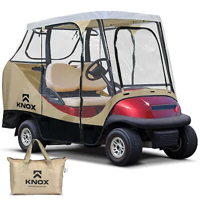 KNOX Golf Cart Enclosure 600D Portable Transparent Driving Golf Cart Cover • $89.99