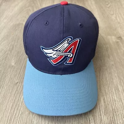 Vintage Anaheim Angels Twins Enterprises Plain Logo Snapback Twill Cap Hat • $14.99