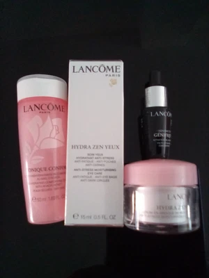 £29.99 • Buy Brand New Lancome Bundle, Hydra Zen Eye Cream, Day Cream, Tonique Confort, Etc