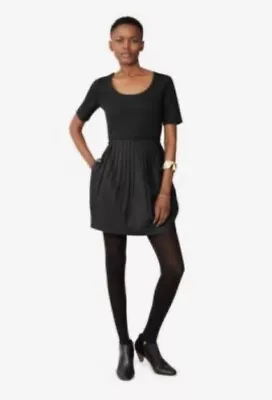 Kate Spade Saturday Combo Tulip Dress Black Size 14 AU/ 10 US NWT RRP $180 • $49