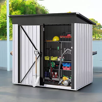 Large Metal Tool Sheds Heavy Duty Storage House W/Lockable Outdoor Storage Shed • $152.99