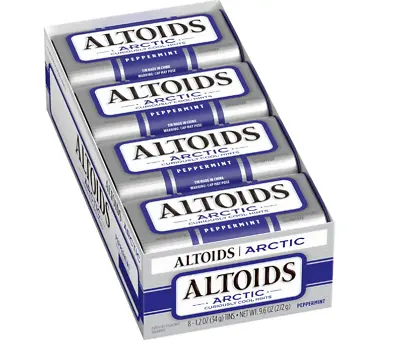 Altoids Arctic Peppermint Mints 1.2-Ounce Tin (Pack Of 8) • $22.99