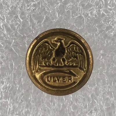 Vintage Culver Military Academy Uniform Sleeve Button Authentic Original 1X2-5 • $11.88