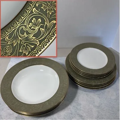 Sango China Versailles #3632 4 Salad + 4 Bread Plates + 4 Bowls [12 Pcs Total] • $44.99